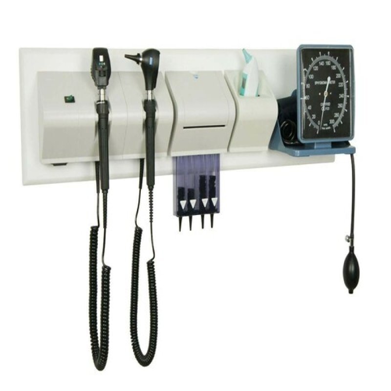 Medical Wall-Mounted Ent Diagnostic Set, Ophthalmoscope Otoscope Equipment